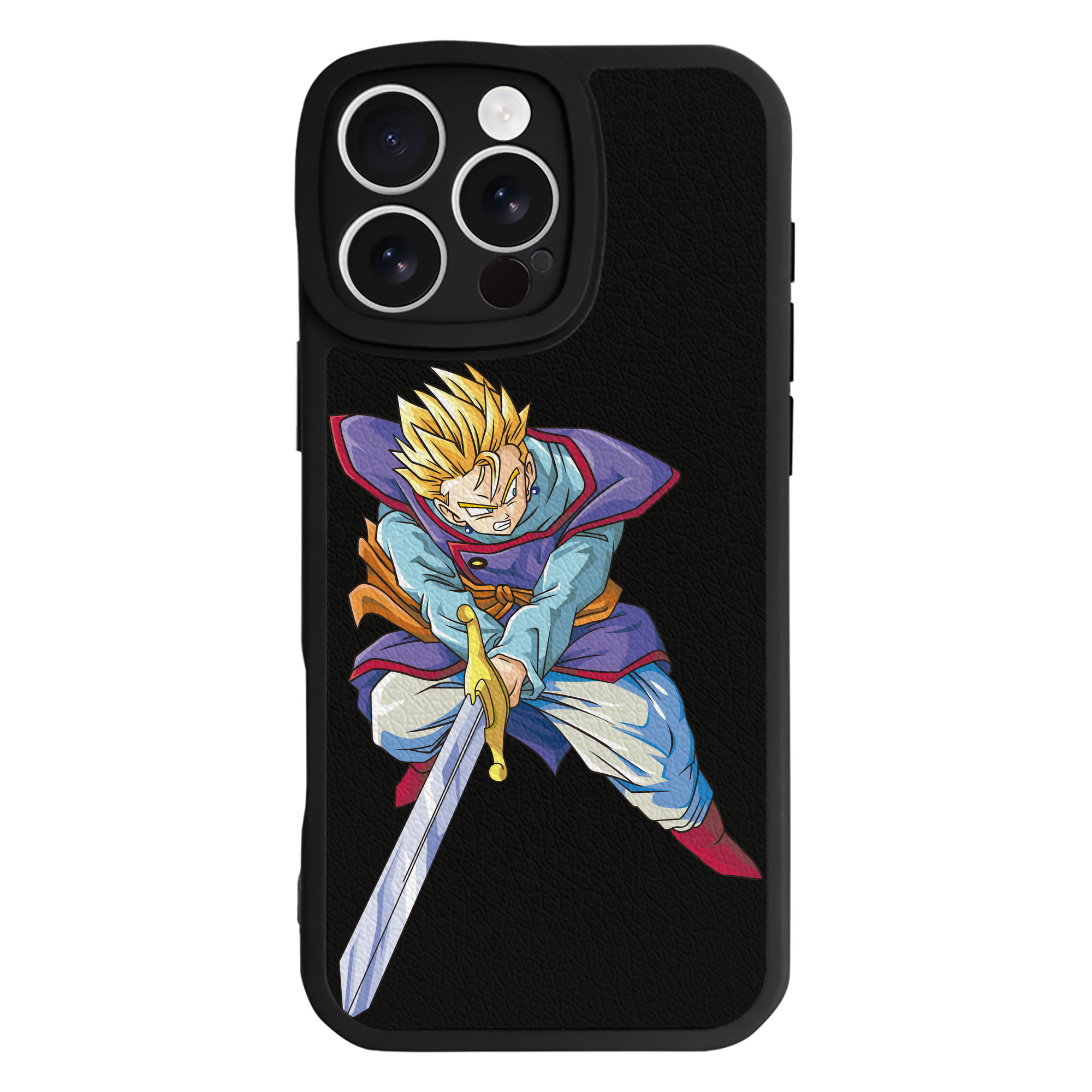 （画像用） ドラゴンボール DRAGON BALL 【iPhone 16シリーズ対応】シリコンスマホケース（レザー調） 材質：シリコン
